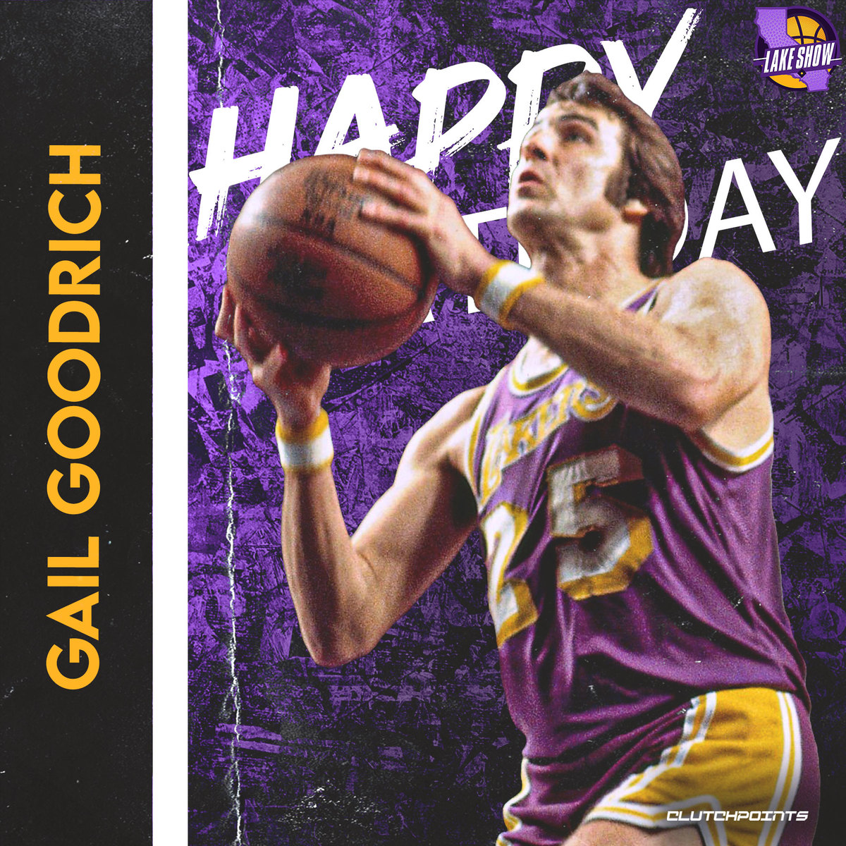 Join Lakeshow as we greet 5X All-Star and 1972 NBA Champion Gail Goodrich a happy 79th birthday! 