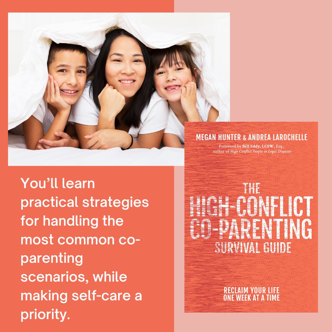 HighConflict's tweet image. Learn practical strategies to move beyond the conflict and manage many common coparenting issues.  Shop on Amazon amzn.to/2kCMnv1
#divorce #highconflictdivorce #highconflict #alienation  #divorcesupport #marriage #divorced #coparenting #separation #divorcerecovery