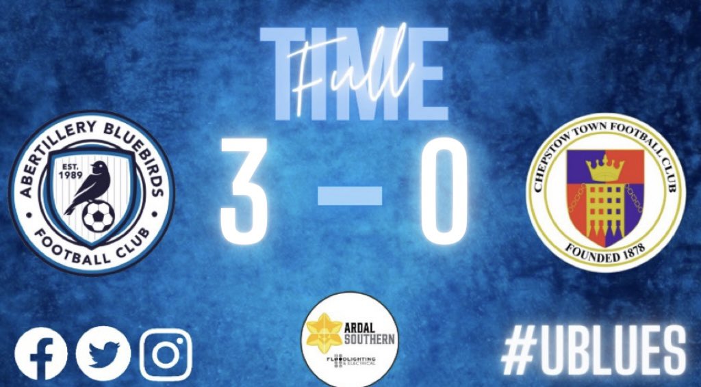 AberBluebirdsFC's tweet image. 𝔹𝕃𝕌𝔼𝕊 𝕊𝔼ℂ𝕌ℝ𝔼 𝟛 ℙ𝕆𝕀ℕ𝕋𝕊 ⚽️🏴󠁧󠁢󠁷󠁬󠁳󠁿
A comfortable victory for the boys and always nice to keep a clean sheet.  Credit to @ChepstowTownAFC keeper who kept the score in single figures 👏🏻
⚽️ @JYoung_99 
⚽️ @BenjaminJayWard 
⚽️ @Mivland 

#ublues #2togo