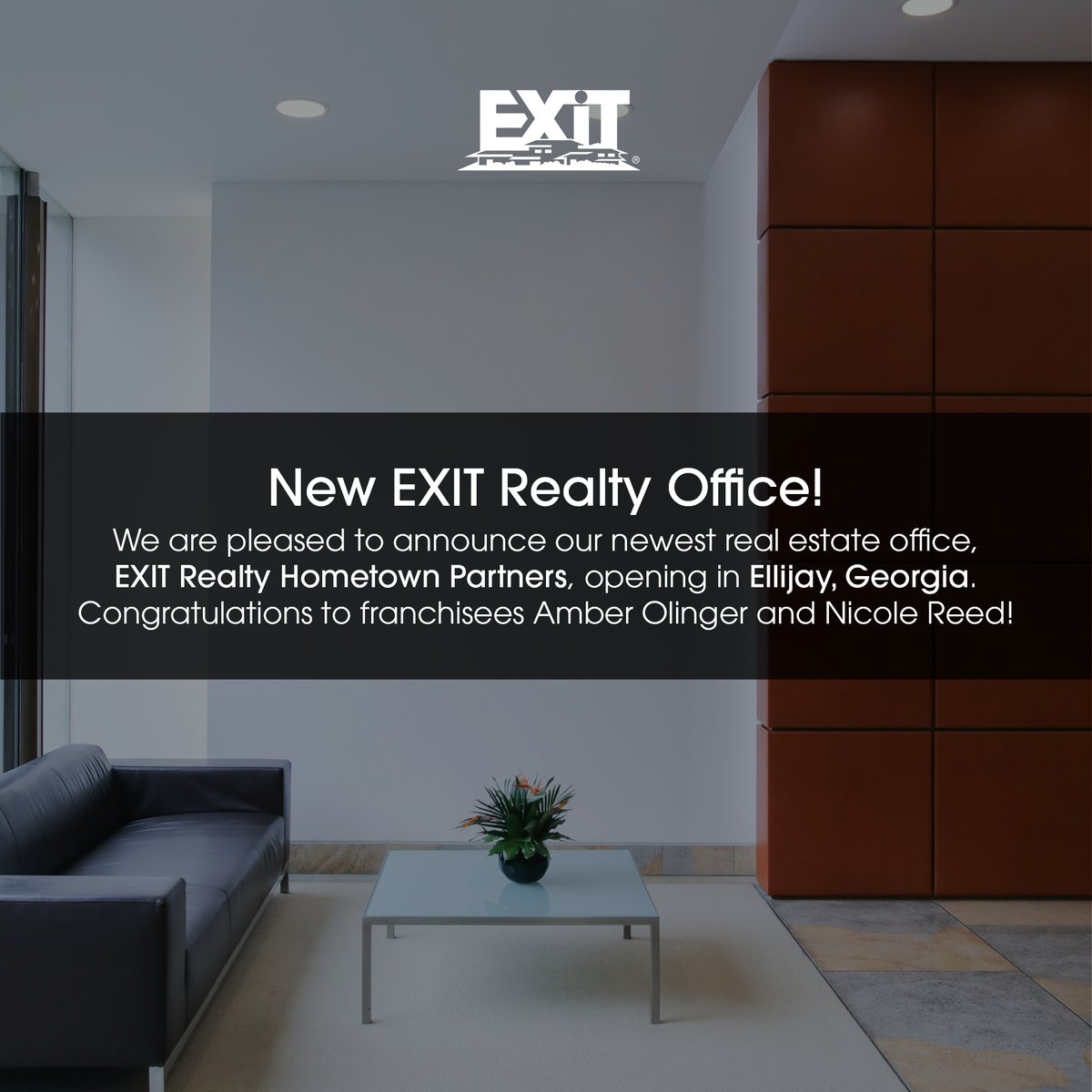 exitrealtycorp's tweet photo. We are so pleased to announce our newest real estate office, EXIT Realty Hometown Partners, opening soon in Ellijay, #Georgia! #EXITRealty #EXITRealtyIsGrowing #realestatebusiness #newrealestateoffice #franchising #agentcareers https://t.co/ID9kGxEXX9