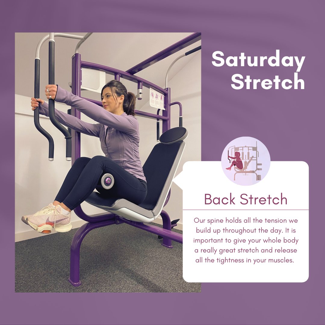 Saturdays are for Stretching Curvettes! Here is one of the stretched we perform on our stretching frame. Always remember you should feel comfortable and supported whilst stretching to relax your muscles. This is why we have a machine dedicated just to our stretches at Curves!