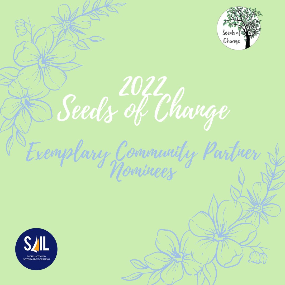 SAILatMASON's tweet photo. Here are our nominees for the 2022 Exemplary Community Partner Award!! 
Make sure to come out to The HUB Ballroom on 4/26, 1-3pm to see our final awardee! https://t.co/MaObwUeJWL