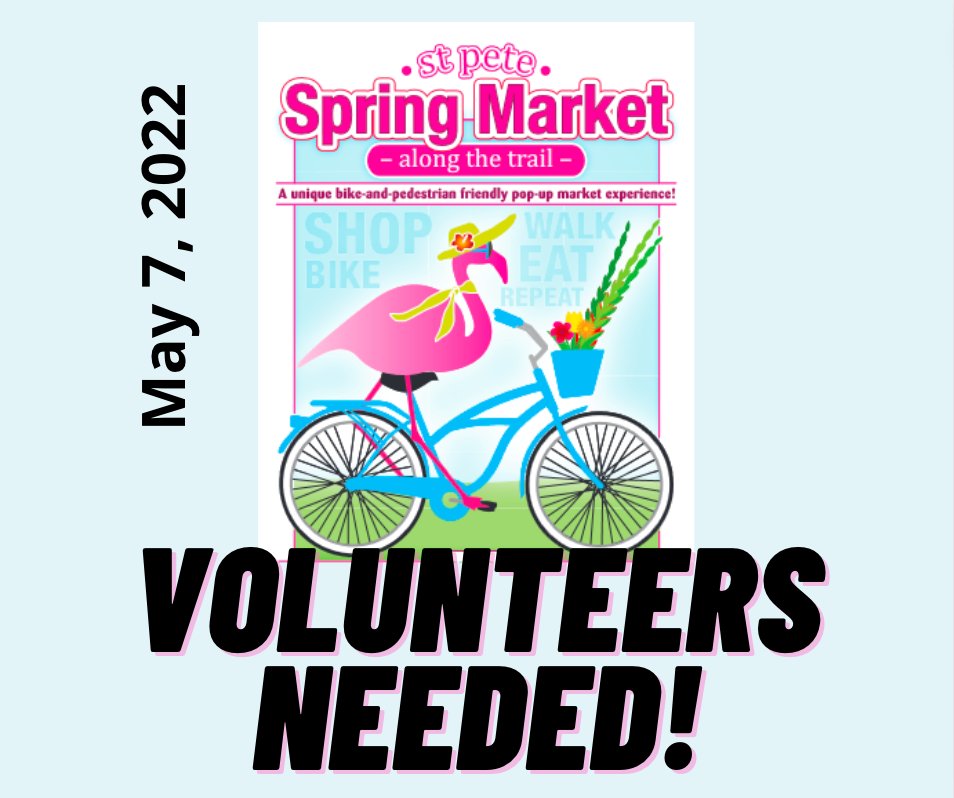 WarehouseArtsSP's tweet photo. We are ONE week from the St. Pete Spring Market and we are looking for volunteers! We'd love to have your assistance at this popular event, making sure that all who visit us feel welcome. Sign up now to help: https://t.co/nZQBuw38zV https://t.co/pYYzfU0TA3