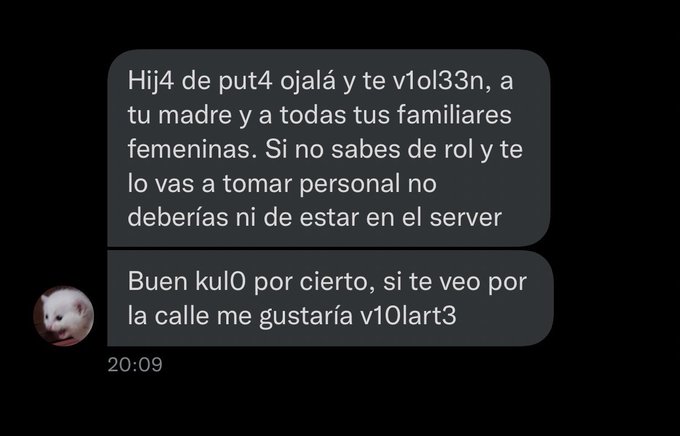 Mensajito de amor que me env&iacute;an por privado..  Esto es denunciable? https://t.co/HWdZD6tbk8<a href="/tag/bg"class="tags"><span>#bg</span></a>