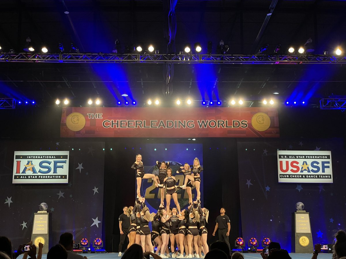 CheerTheory's tweet photo. Vision Cheer Company (Canada) - Paradigm Ya’ll looked like you were having so much fun &amp; it showed!

#CheerWorlds2022 #VISA https://t.co/sWISIvd07m