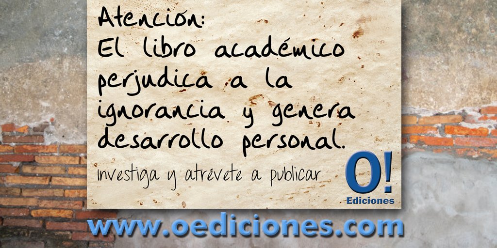 oediciones's tweet image. Tenemos en la mano el arma que combate la ignorancia... El Libro
oediciones.com
