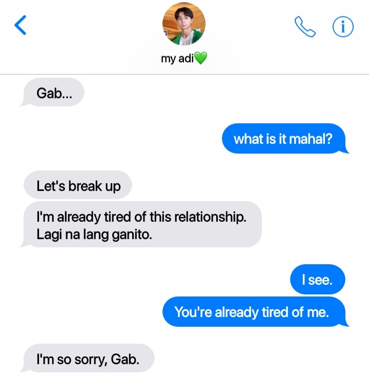 hirayaja_'s tweet photo. Spend the day 
- sunjay short au wherein

Miguel (jy) ends his 2 years relationship with Gabriel (sn). Gab didn't beg for him to stay with him but asked his boyfriend for a favor. Spend a day with him after letting each other go. https://t.co/bNoszAYg01
