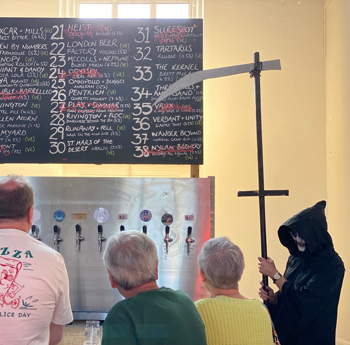 The beers are dropping like flies and the reaper is claiming those names! 

The kegs are going fast, if you’ve got your eye on something, get it while you can!