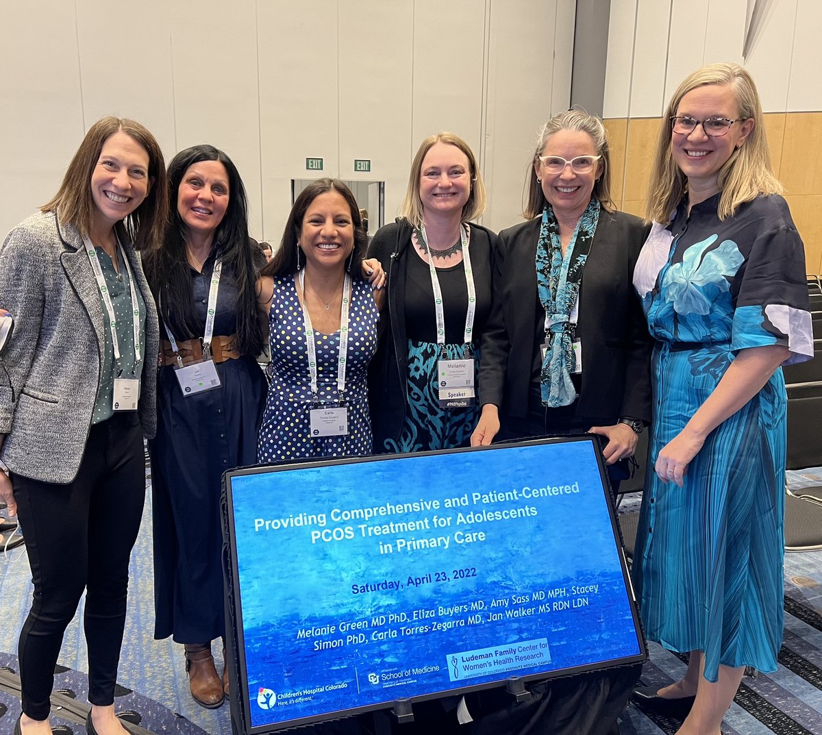 Children’s Colorado Research and Innovation (@childrensco_pro) on Twitter photo Getting ready for our plenary session for primary care providers on comprehensive patient-centered care for adolescentes with #PCOS.
<a href="/cree_green/">Melanie G Cree, MD, PhD</a> <a href="/staceysimon_phd/">Stacey L. Simon, PhD</a> <a href="/ChildrensColo/">Children's Hospital Colorado</a> <a href="/LudemanCenter/">Ludeman Center</a> <a href="/dermaskinmd/">Carla Torres-Zegarra, MD, FAAD, FAAP</a> <a href="/pas2022/">Pas</a> Getting ready for our plenary session for primary care providers on comprehensive patient-centered care for adolescentes with #PCOS.
<a href="/cree_green/">Melanie G Cree, MD, PhD</a> <a href="/staceysimon_phd/">Stacey L. Simon, PhD</a> <a href="/ChildrensColo/">Children's Hospital Colorado</a> <a href="/LudemanCenter/">Ludeman Center</a> <a href="/dermaskinmd/">Carla Torres-Zegarra, MD, FAAD, FAAP</a> <a href="/pas2022/">Pas</a>