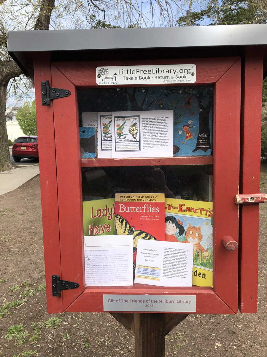 FriendsMillburn's tweet photo. Seeds, Glorious Native Seeds! Grab a packet from the Taylor Park Little Free Library &amp; plant them! 

#nativeplantsappreciationmonth
#friendsofmillburnlfl
#friendsofmillburnlibrary https://t.co/MAmuj3FHNa