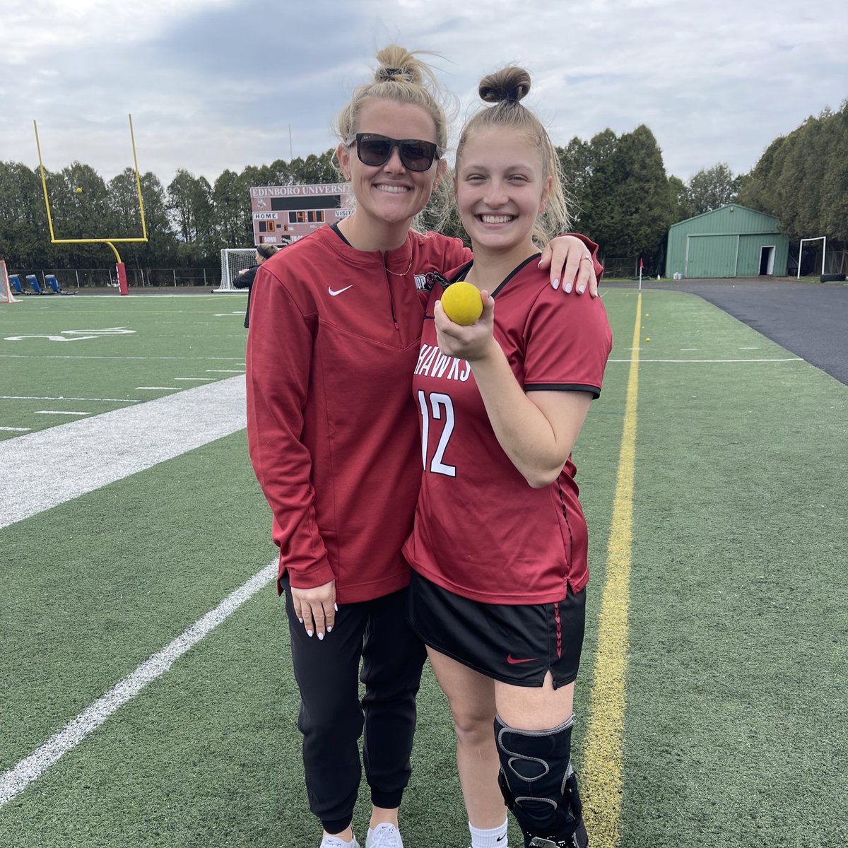 IUPlacrosse's tweet photo. Senior Chloe Borland joined the 💯 club in career points! Borland dished out 6 assists in our 17-0 win against Edinboro today!

Keep it up Chloe!!💪🏼

#TalonsUp https://t.co/K6lx5Xvag8