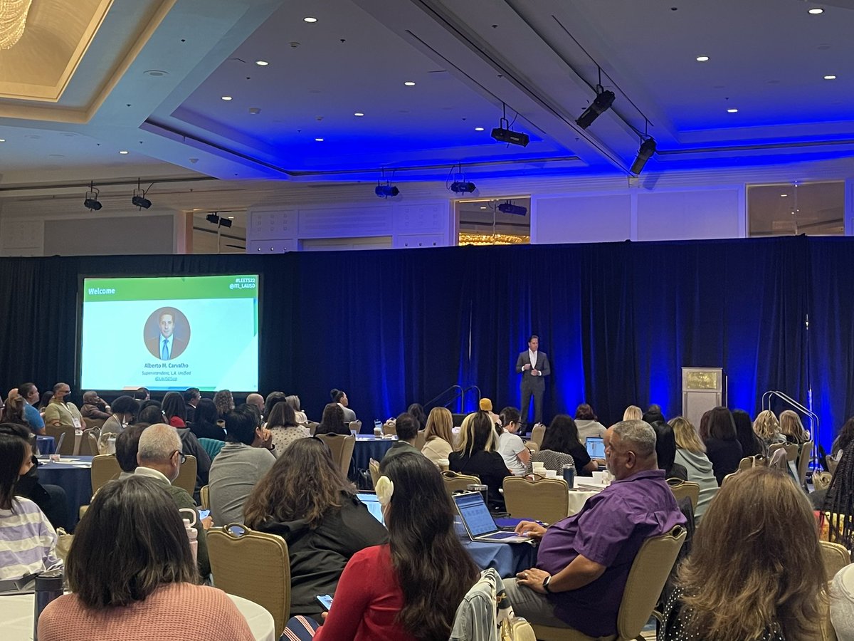 Honored to hear <a href="/LAUSDSup/">Alberto M. Carvalho</a> speak this morning at #LEETS22! <a href="/nearpod/">Nearpod</a> and <a href="/Flocabulary/">Flocabulary</a> are proud to sponsor today and partner with @ITI_LAUSD 🙌🏽 #LEETS #LALovesNearpod