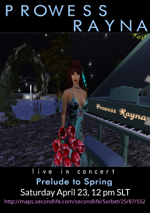 Music_Island's tweet photo. #SecondLife #SecondLifeEvents #VR Today April 23 at 12 noon Server Time (Pacific).  Prowess Rayna at Music Island. https://t.co/D6CBE03dvV