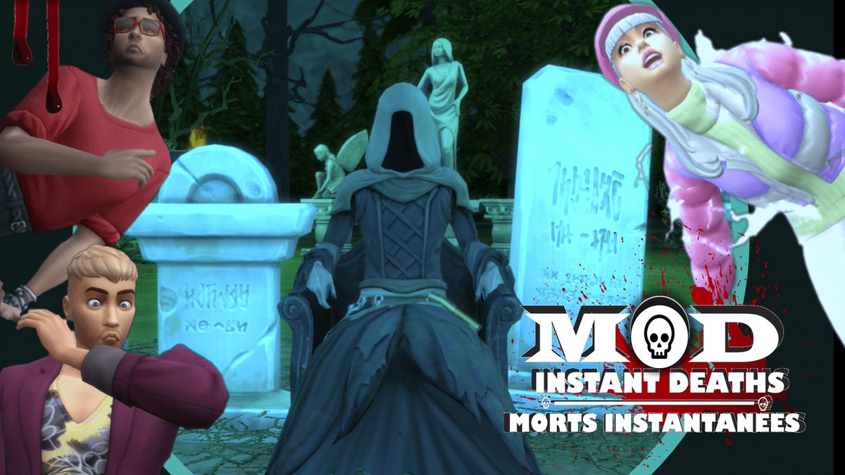 simsarmony's tweet photo. 💀 DÉCOUVRE DE SEMAINE ! 💀
Tuer vos Sims n'aura jamais été aussi facile ! 
Voici le nouveau mod de la talentueuse @Chilly_Grumpy, au programme 13 morts à disposition dans un menu dédié. 

https://t.co/4ntkKiEtfM

Kévin pour SimsArmony 
#sims4 #grumpy #mod #SimsArmony #news #actu https://t.co/4IGum93eRI