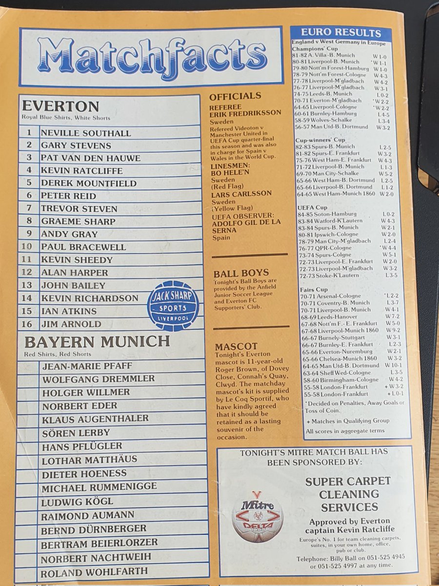 Everton84_85's tweet photo. Have dug out the programme.. https://t.co/CEGZdsiCN5