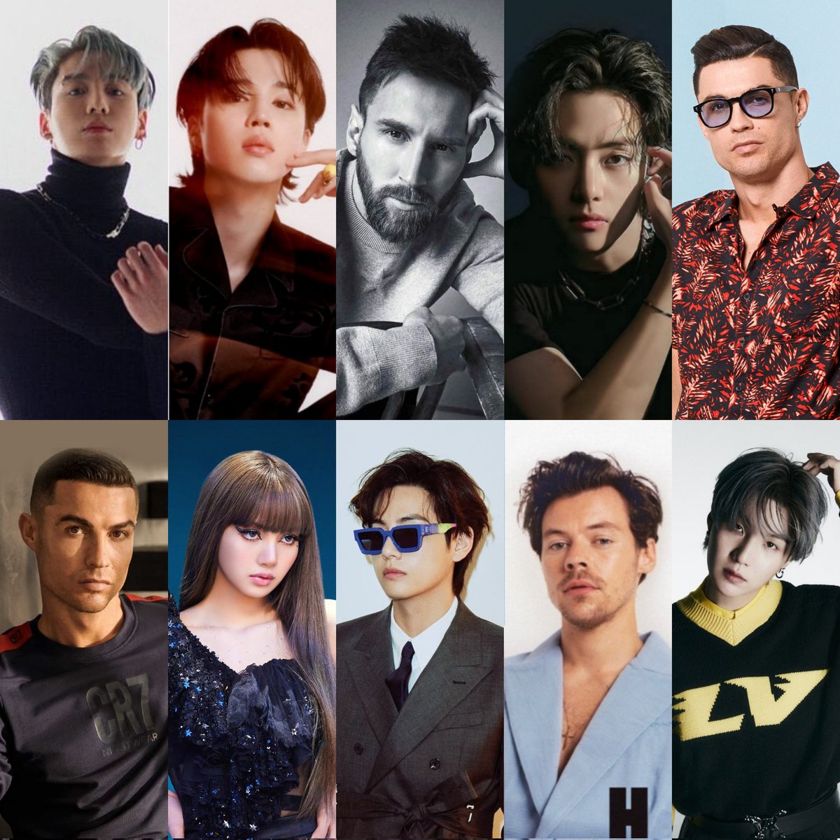 LSMTRENDS's tweet photo. 📊 Most Viewed Hashtags on TikTok by Individual Acts (UPDATED): 🌍

#1 Jungkook: 115.6B
#2 Jimin: 98.1B
#3 Messi: 92.9B
#4 Taehyung: 81.1B
#5 Ronaldo: 77.5B
#6 CR7: 62.2B
#7 #LISA: 59B 🌟
#8 V: 55.1B
#9 Harry Styles: 52.6B
#10 Suga: 52.3B

#LALISA @BLACKPINK
(Read Note Below) 👇 https://t.co/EIvkT979v4