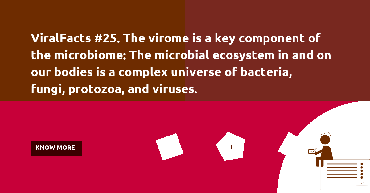 thebiologist14's tweet photo. ViralFacts #25. The virome is a key component of the microbiome: The microbial ecosystem in and on our bodies is a complex universe of bacteria, fungi, protozoa, and viruses. #COVIDalert #stayhomestaysafe #stayhome #COVID19 #Coronavirus #physicaldistancingclub https://t.co/IxFgpClkuA