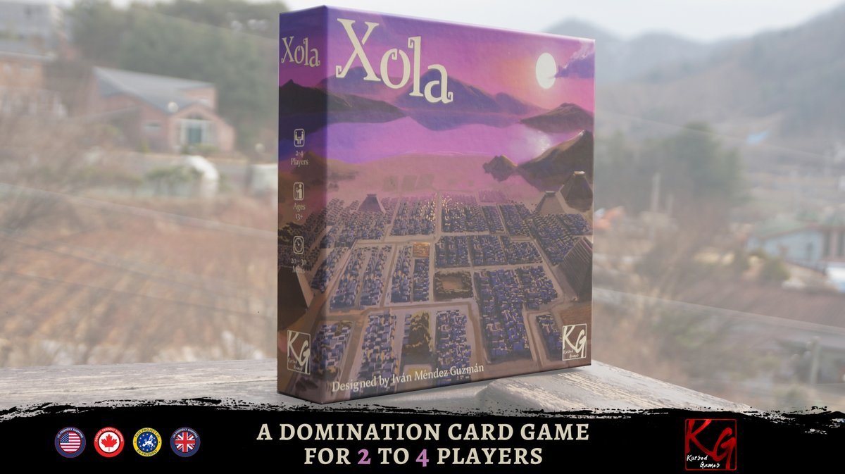 KursedGames's tweet photo. Xola is now LIVE on Kickstarter! 
In Xola, you take control of the mighty Aztec Empire in the height of its power.
Campaign:
https://t.co/4mVHsep35H
#crowdfunding #indiedev #cardgame #boardgame #indiegame #gamenight #bgg #gamedesign #indie #xola #Kickstarter #game #entrepreneur https://t.co/pYqbQQcxzN