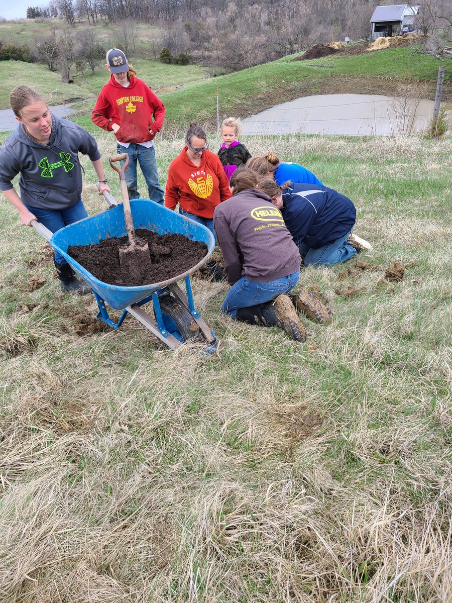 PanoramaFFA's tweet photo. Getting some community service in this morning planting a wind break for a local community member. #phsffa https://t.co/fzWFMTtW3N