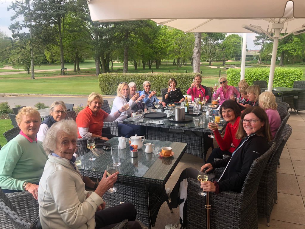 FulwellGC's tweet photo. Congratulations to Jane Shillaker getting a hole in one today on the 16th hole. The ladies shuffle group definitely enjoyed the occasion #ace #holeinone #sharpshooter #drinksallround #golf #fulwell #ladies https://t.co/uCP37e7UGA