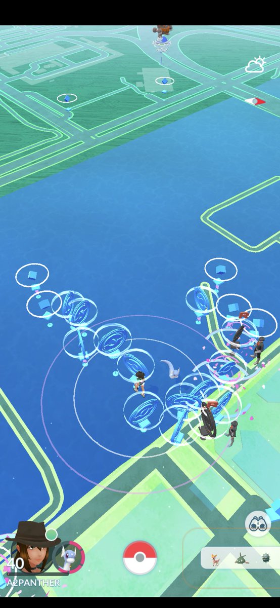 a2_panther's tweet photo. #Niantic Pokemon Go Community Day!! #CatchThemAll Washington DC Wharf  https://t.co/slNzfJgDAf https://t.co/IhmP7CU4hs