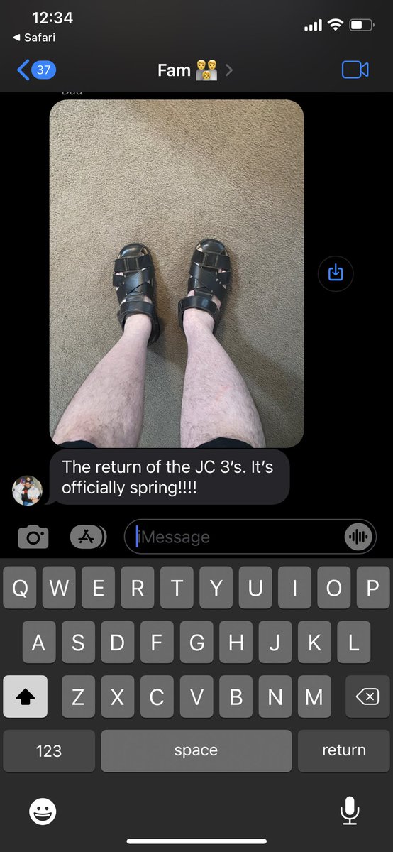_SarahTopping's tweet photo. By JC 3’s he means the “Jesus Christ 3’s” if anyone was confused https://t.co/LNhgV16FFT