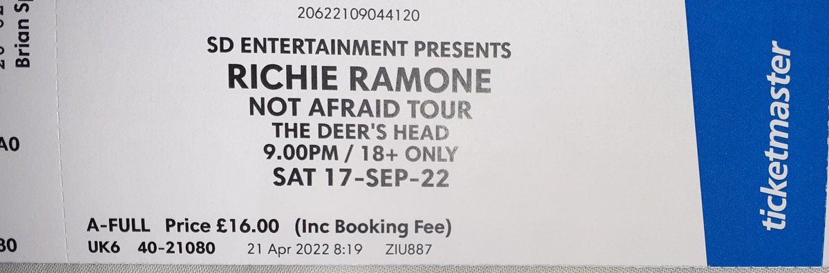 bigspeersy's tweet photo. @TheRichieRamone just got this today https://t.co/IzSZh9n5Vz