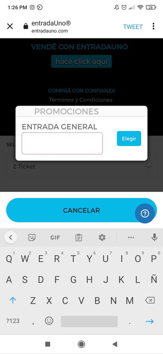 Gaabii05's tweet photo. @coronel_rodolfo Te pide un código ... https://t.co/hFIai7WWn9