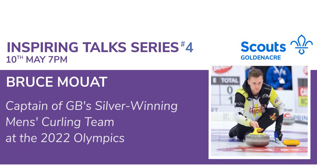Our 4th Inspiring Talk has landed! Hear from Bruce Mouat - Captain of the Men’s Silver medal winning Curling team at February's Winter Olympics ❄️🥌🏅🇬🇧- FREE to join, In-Person or Online 😀eventbrite.co.uk/e/inspiring-ta…