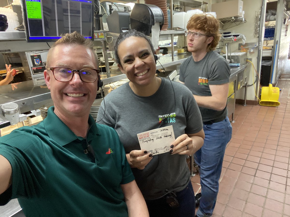 We are so thrilled and thankful for Jasmine, our newest validated Chilihead Runner!  #0991Wylie <a href="/Chilis/">Chili's Grill & Bar</a> <a href="/colton_balch/">Colton Balch</a> @mk00625 <a href="/queenpalpal/">Lisa Willingham</a>