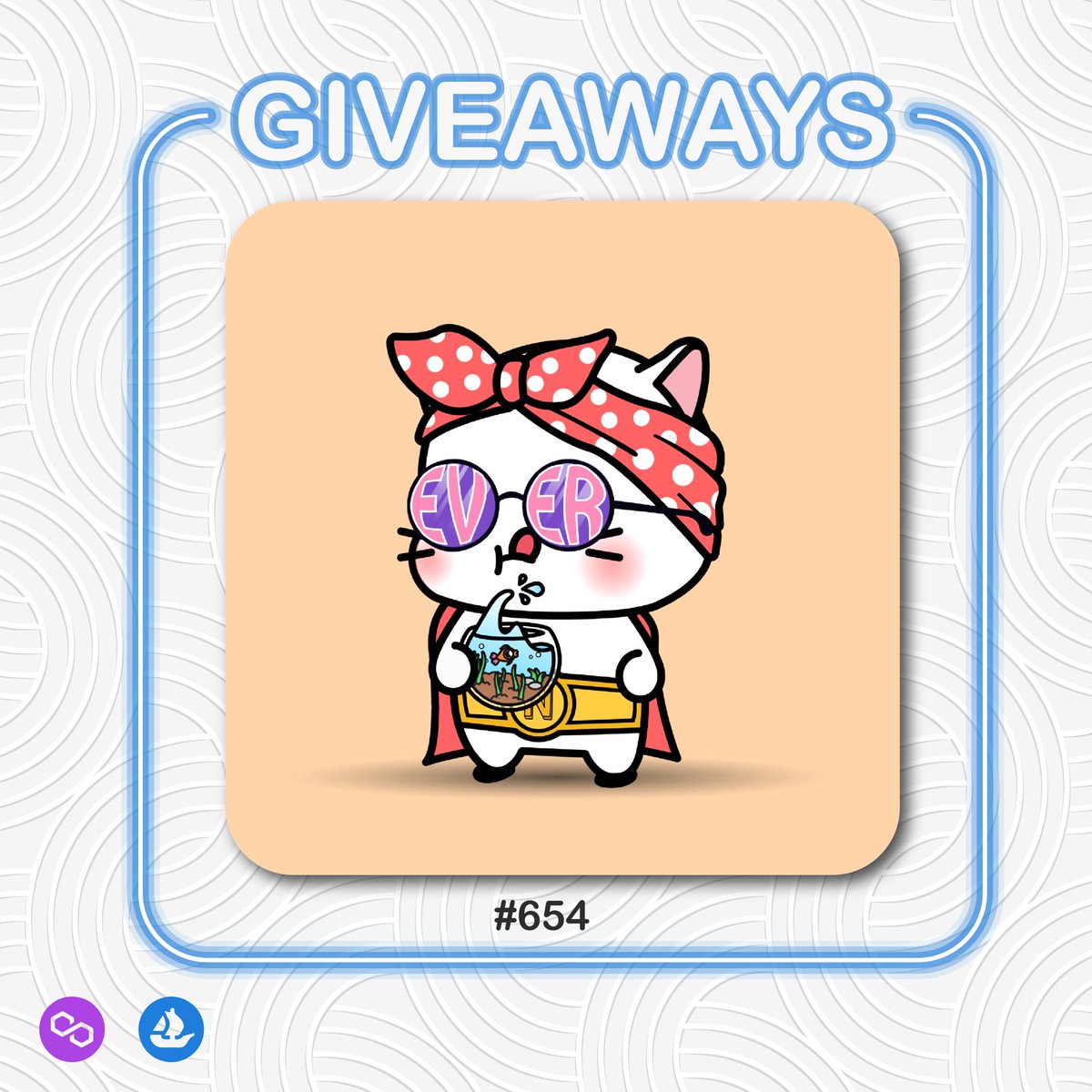 sweetcatNFT's tweet photo. 🎉We are holding a raffle for our community. 

🎉 @sweetlicatNFT
 How to join: 
.
1 Follow @sweetcatNFT 

2 Likes/RTs and Tag 2 Friends 

🏆 Winner will be announced after 24 hours! #NFT #NFTs #NFTGiveaway #opensea #nftcollector #NFTCommunity #NFTGiveaways #Polygon #ETH #Etherum https://t.co/hoGyXJVhpr
