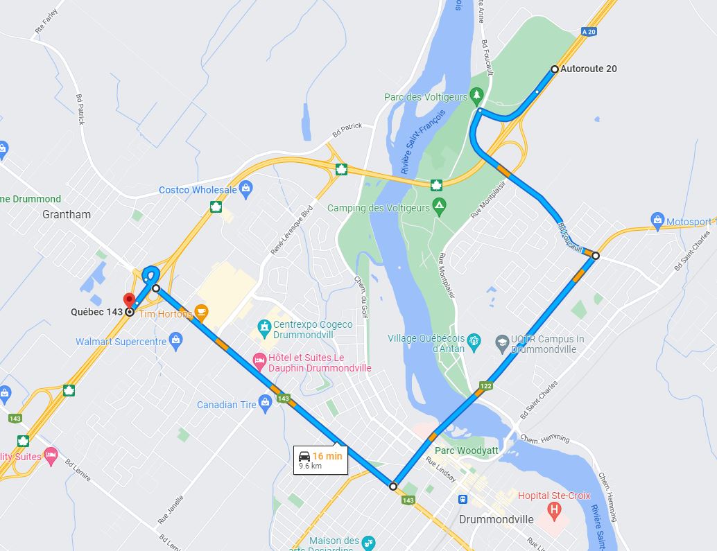 Transports Québec on Twitter "A20 fermée de façon préventive pour une