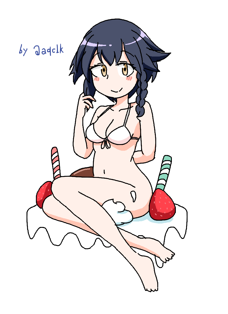 ペパロニ(ガルパン) 「 遅れましたが、お誕生日おめでとうございます 」|えむけーのイラスト