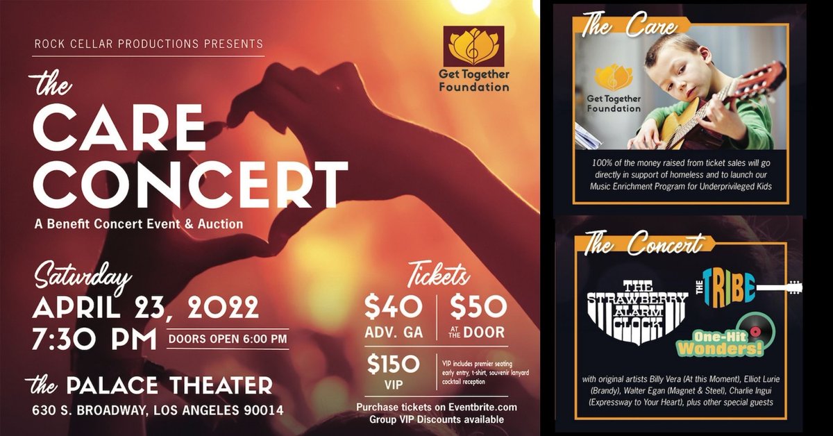 TheTribeBand1's tweet photo. Tonight! We'll be performing at the Get Together Foundation's first annual benefit concert in almost 3 years!  If you are unable to attend and would like to contribute, please follow this link to make a donation. https://t.co/zfi0gsNbY9 https://t.co/PnIALq6YTq