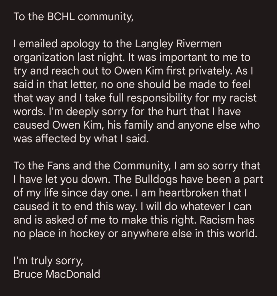 To <a href="/BCHockeyLeague/">BCHL</a> <a href="/LangleyRivermen/">Langley Rivermen</a> <a href="/AVBulldogs/">AVBulldogs</a> <a href="/Hebbsy/">Chris Hebb</a> <a href="/HamWilder/">Evan Hammond</a> <a href="/dpmichaud/">David P. Michaud</a>