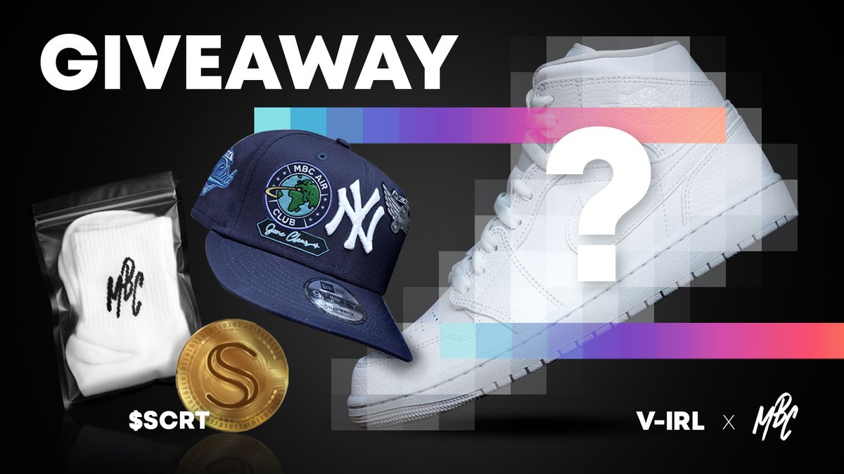 To welcome our frens from @mattbcustoms to CT, we're having a #giveaway 1st: A pair of 1of1 custom sneakers + $150 of SCRT 2nd: Custom Hat, MBC socks and shoe care kit + $100 of SCRT 3rd: $50 of SCRT Like, RT Tag 3 friends Follow @MattBCustoms @V_IRL_Drops and @RedactedClubDAO