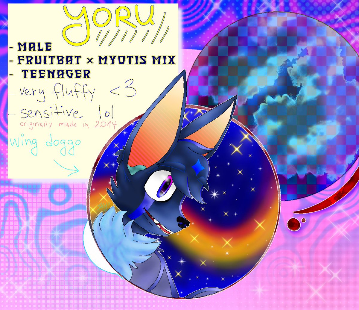 AizaBreathe's tweet photo. he is a fruit bat × myotis mix
(doesn’t work irl. idc i just love wing puppies and microbats with long ears)
#myotis #furry #anthro #batcharacter #myoc #fruitbat #fledermaus #flughund #furryartist #digitalart #batoc https://t.co/ovG6euCbbe