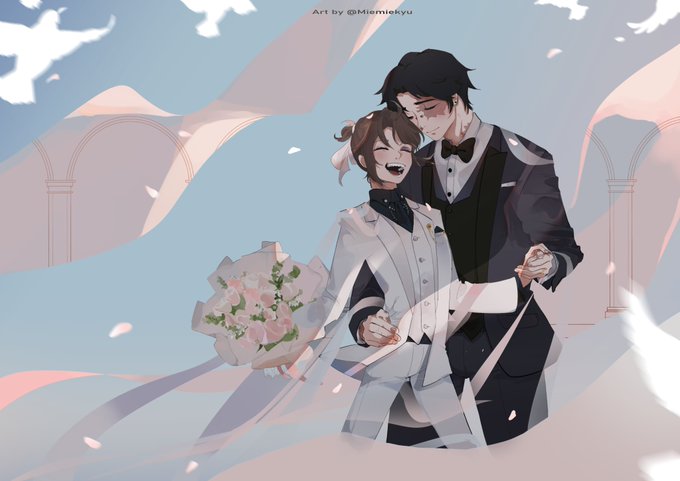 「蝶ネクタイ 結婚」のTwitter画像/イラスト(古い順)