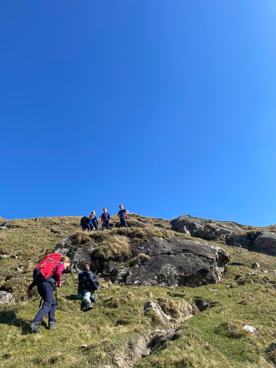 BelhavenSport's tweet photo. Some spectacular views of the Form 5s' hike up Ben More today as they bag their first Munro 🗻. An early (6am) start and a hugely impressive effort by this intrepid band of 9-year-olds. Well done👏👏💪💪
#BeIntrepid
#BeChallenged
#BeBelhaven https://t.co/3LFi2kr54u