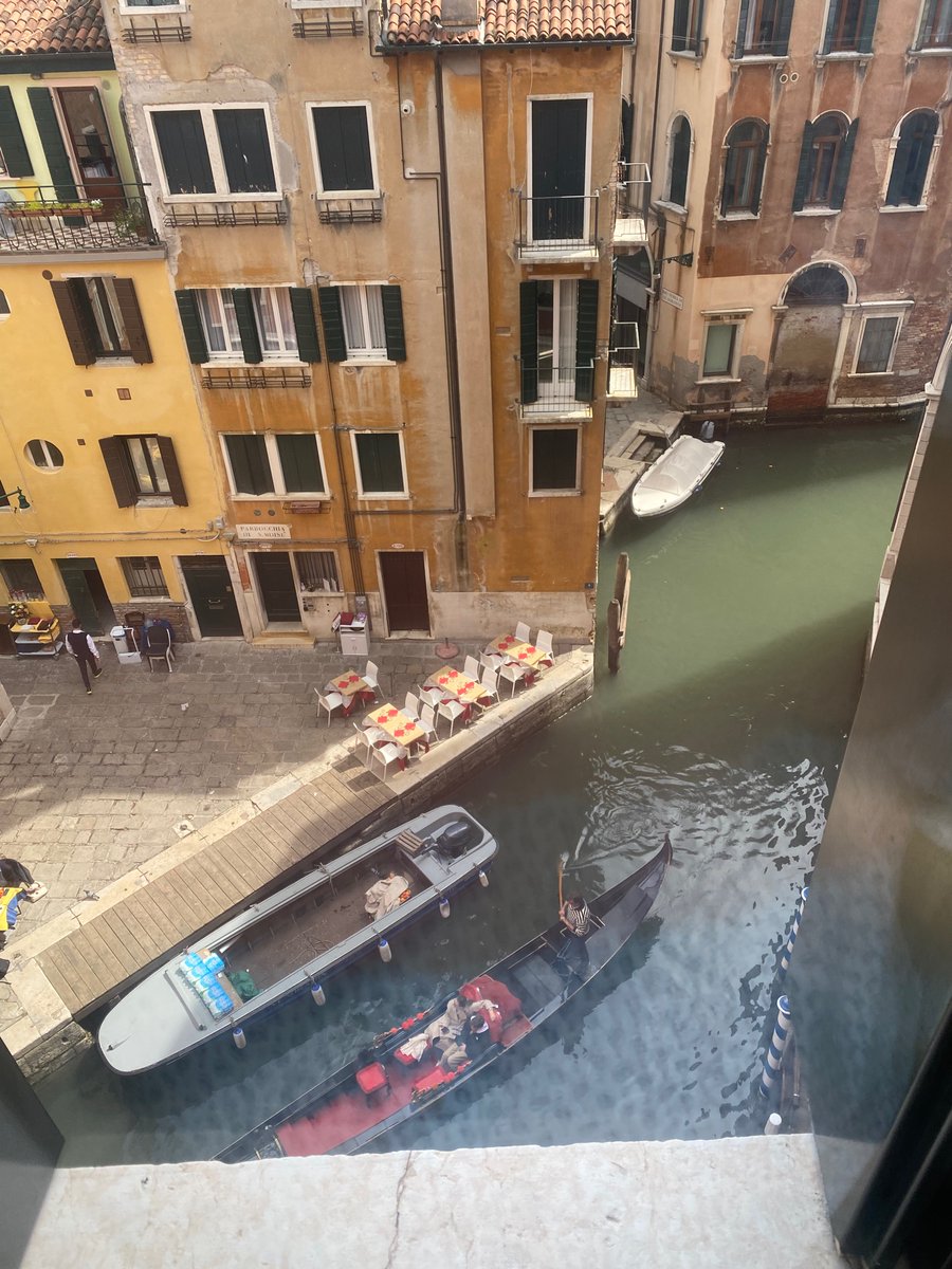 Enjoying #venicebiennale2022  today to see Muhannad Shono’s the Teaching Tree at the Saudi Pavilion. ‘This is where you flex your (artistic) muscles,’ is what one of the organizers <a href="/AthrArt/">ATHR Gallery, Jeddah</a>  told me. Indeed Shono did; still he is simply an artist thinking about a ‘line.’
