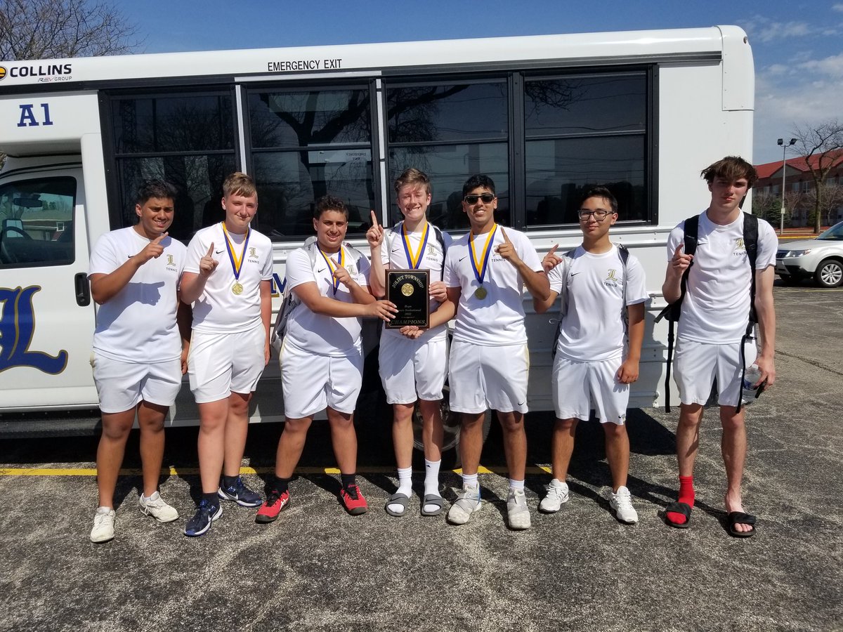 1st place finish as a team at the Joliet Varsity Invite! Such incredible tennis from our players! Congratulations - we have more ahead! #WeAreLemont