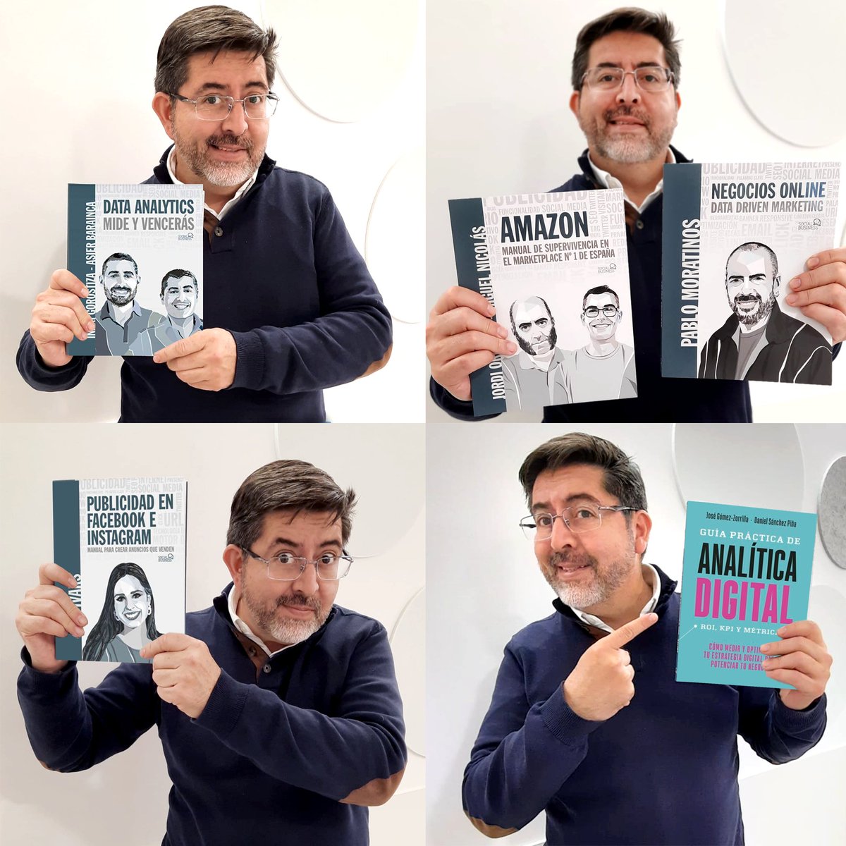 🚩 La colección #SocialBusieness de <a href="/Anaya_Multimed/">Anaya Multimedia</a> es un tesoro: 

5 libros de Marketing para muy #TOP para celebrar el #DiaDelLibro 🚀

🔹Data Analytics
🔹 Negocios Online
🔹 Publicidad en FB e IG
🔹 Manual de supervivencia en Amazon
🔹Guía de Analítica Digital