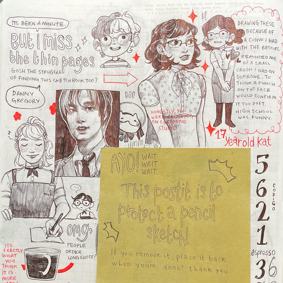 Sketchbook pages!

#sketchbook #traditionalart #penart 