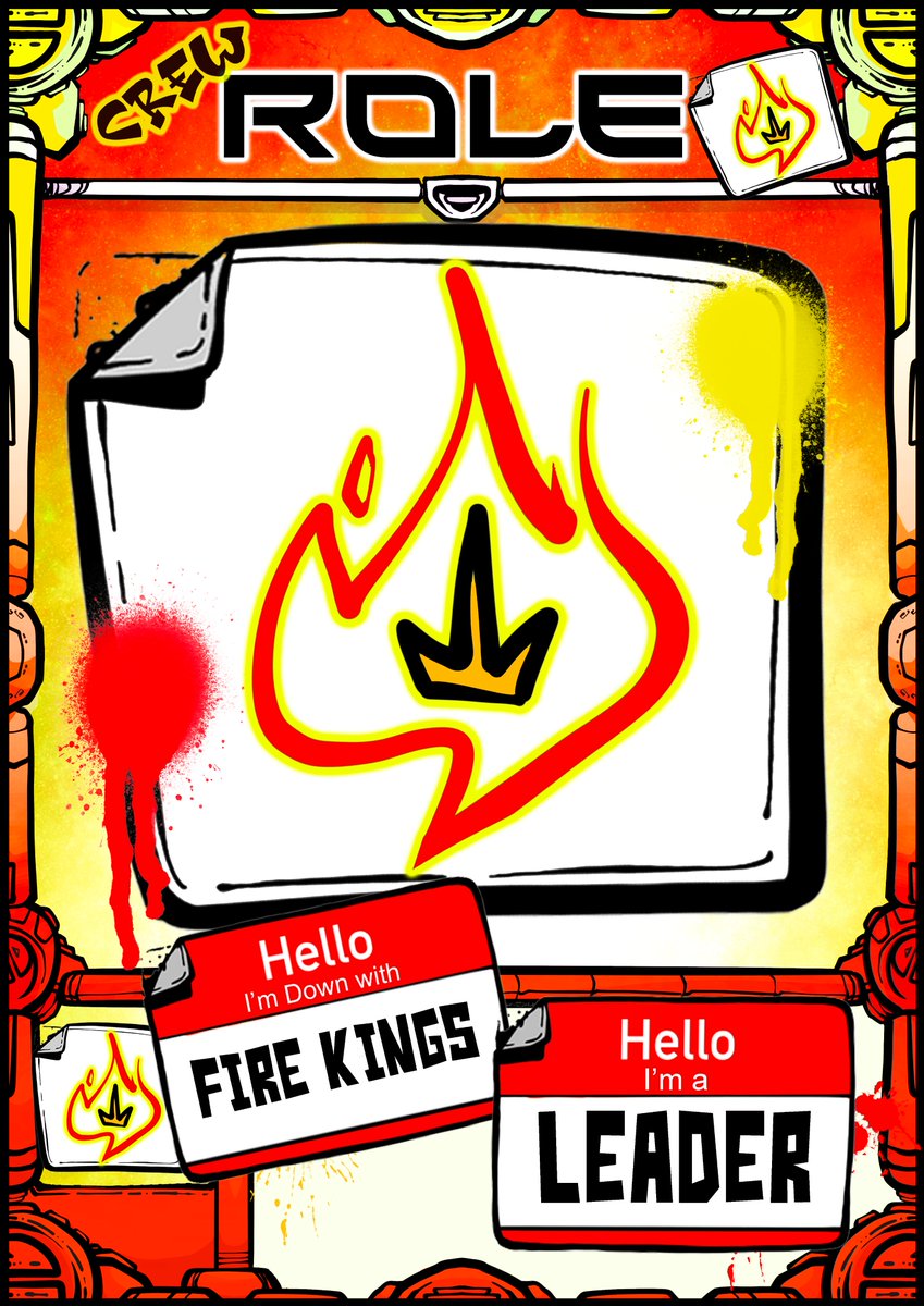 crexthemage's tweet photo. @Crypto_Projects for the sake of growing the other #BALLERBOT crews, I extend the offer of a temporary ceasefire on the field! Let us help grow these other crews so $CHEDDA may spread! If you accept, I offer to trade you this #FIREKINGS leader card for your #ICECOLD leader card. https://t.co/hDfUE26OyN