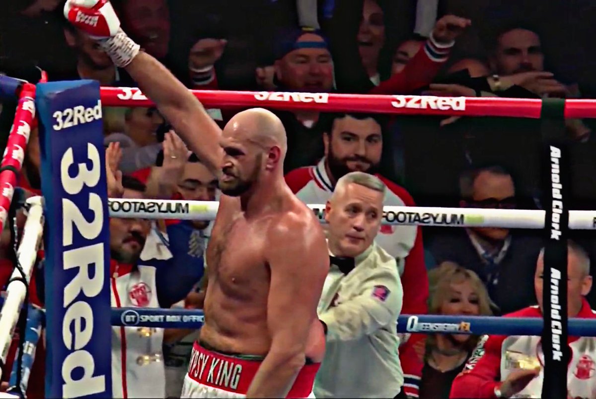 BoxingROKus's tweet photo. #BoxingWinner in front of 94K fans @Tyson_Fury gets the KO Victory.
#BoxingWinner #BoxingKnockOut #BoxingResult #BoxingChampion #BoxingROKus #TheBoxingRundown #TysonFury #GypsyKing #FuryWhyte https://t.co/TsLQsR3jAq