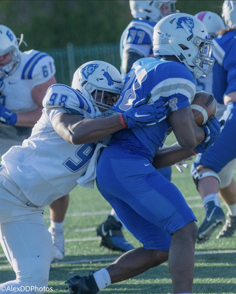 FocusMilledge's tweet photo. Past alumni putting in work at their spring games! #cprep #cthsfb https://t.co/kaRsotalWK