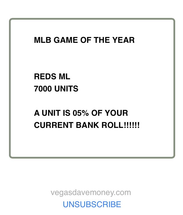 SteveMc00659869's tweet photo. 🚨BIG UNIT ALERT🚨 

Let’s see how this plays out

#MLB #NBA #ESPN #DraftKings   
#sportsbetting #casino #gambling #vegas #sports #baseball #crypto #NFT #basketball #NHL #Bitcoin   #BarstoolSportsbook #GamblingTwitter @vegas_scum @VIPSportsLV https://t.co/bLSxng8Lvv