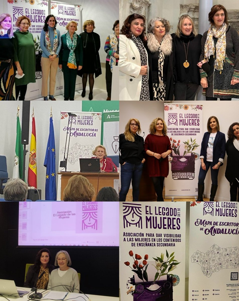 Legadomujeres's tweet photo. Benavente, Zamora, Huelva, Valladolid, Sevilla, Ávila, Segovia, Burgos, Salamanca... Nuestra asociación ha presentado los mapas de escritoras por varias localidades de Andalucía y Castilla y León. Una experiencia preciosa 🤗, gracias a todas las personas que nos habéis acompañado https://t.co/tLMdla1qcX