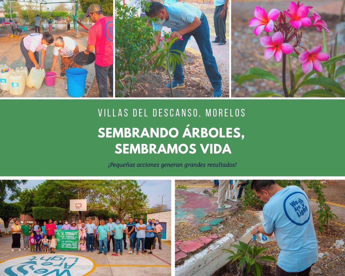 WeAreLight_LLDM's tweet photo. En #Morelos; se llevaron a cabo actividades de reforestación por parte de niños, jóvenes y adultos, en el #DiaInternacionalDeLaTierra
Con el lema: ¡Cuidemos nuestro planeta!
¡Pequeñas acciones generan grandes resultados!
 #AmoMiPlaneta #WeAreLight #MesDeLaTierra https://t.co/Ip7d2DTuiD