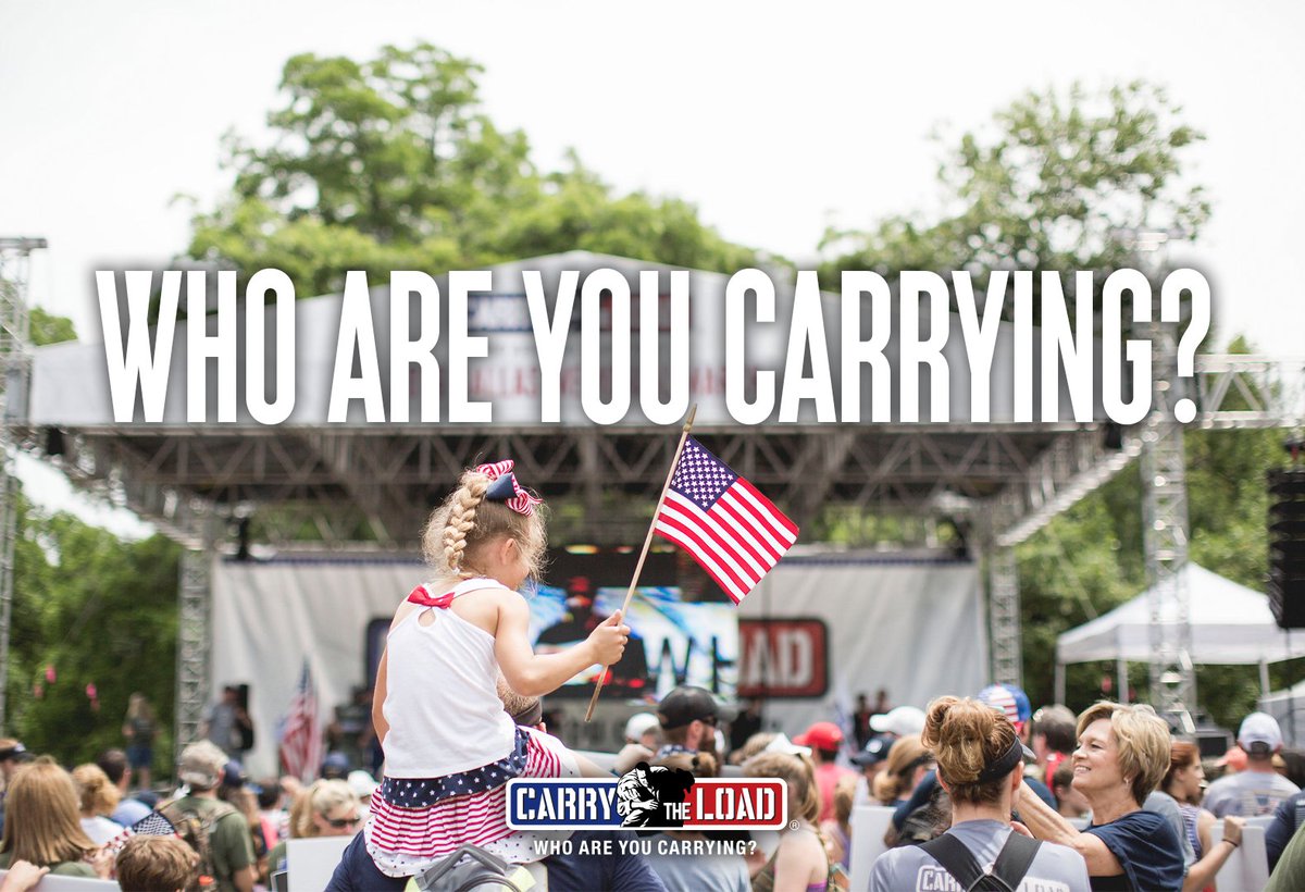 One day closer to our biggest Memorial May yet.  #WhoAreYouCarrying